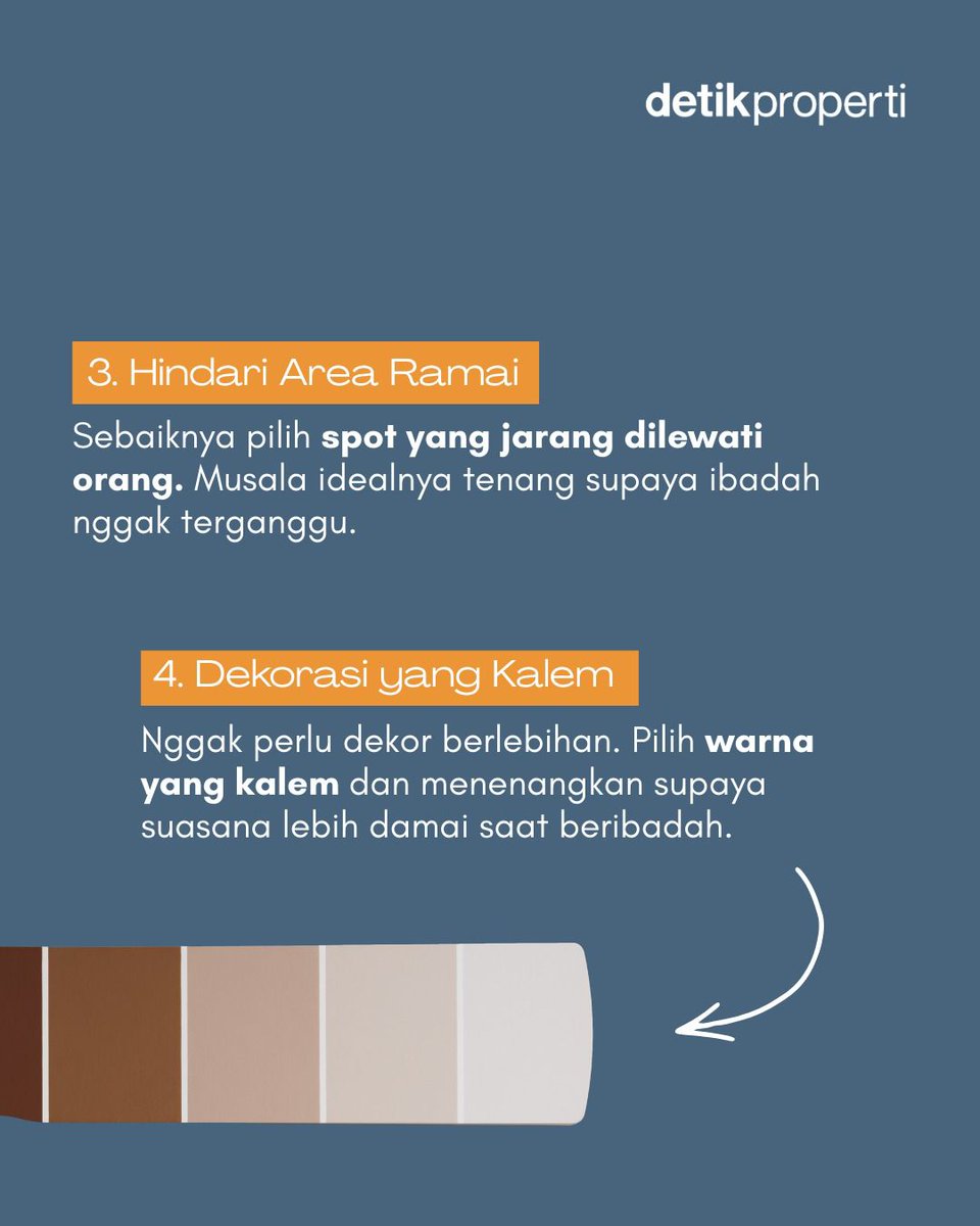 detik_properti's tweet image. Nggak perlu ribet atau mahal, kamar pun bisa disulap jadi musala dengan beberapa langkah simpel ini lho detikers! 👀

Creator: Zoya

#Musala #Ramadan #TipsProperti #Interior