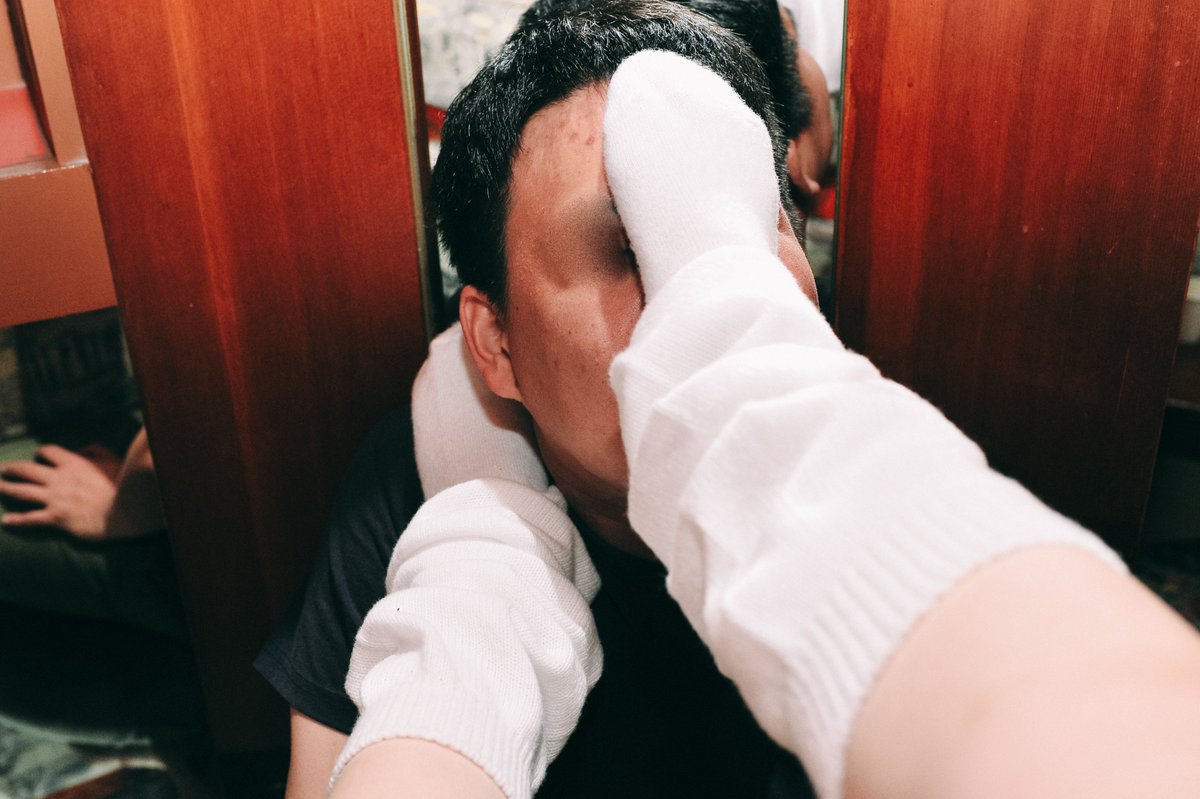 初！ルーズソックス踏み。