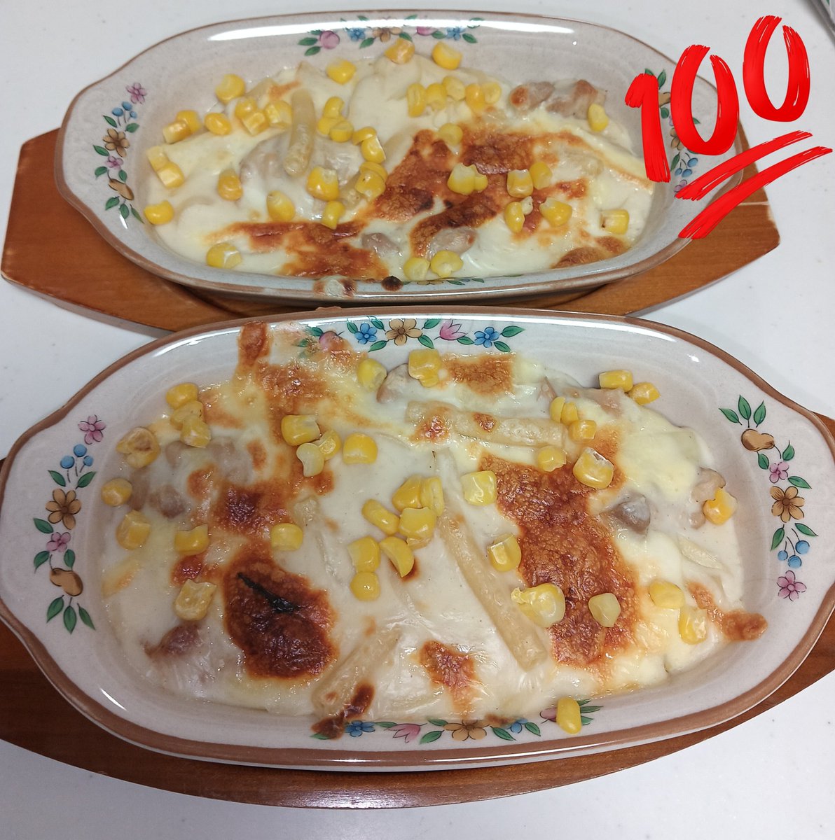 今日は子供のリクエストでグラタンです。子供って本当にカレーと