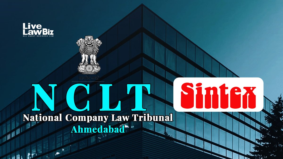 LivelawBiz's tweet photo. NCLT Ahmedabad Slaps ₹1 Lakh Costs On Sintex-BAPL Creditor, Upholds Finality Of Resolution Plan. Read more: https://t.co/rf95HVScPG https://t.co/5AQ1y78vdf