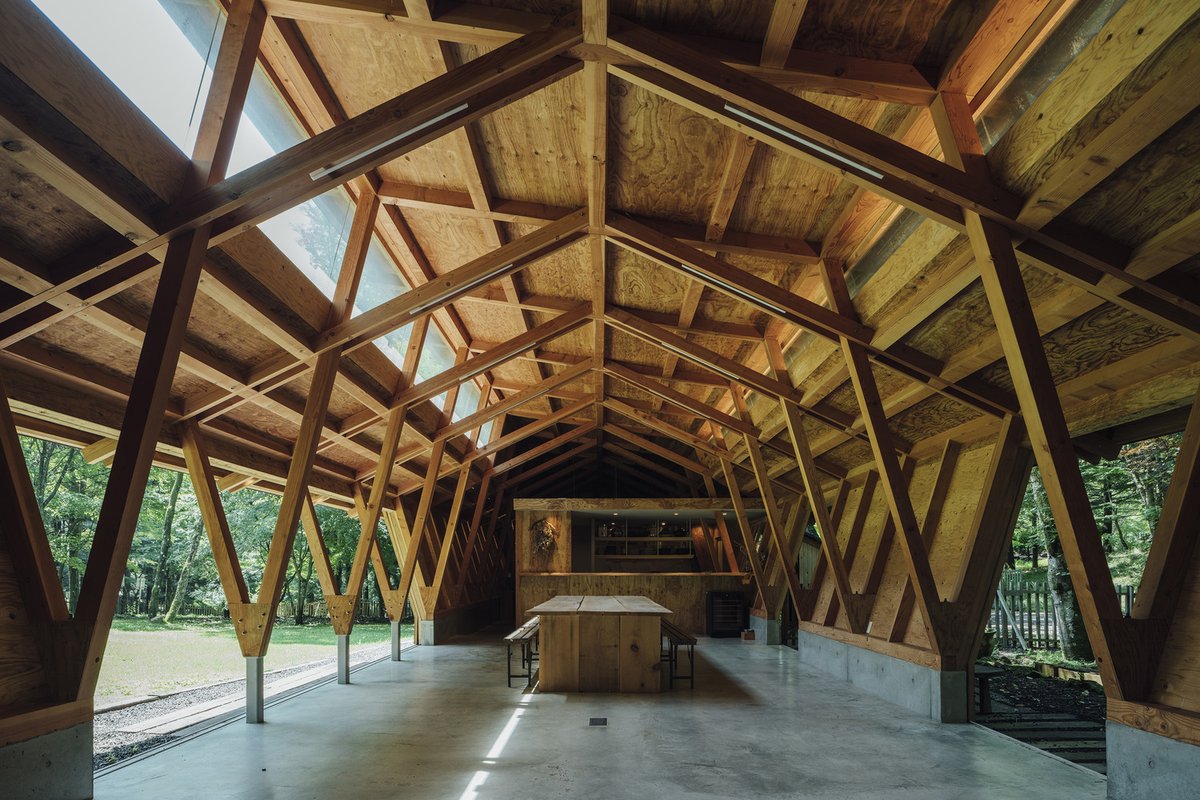 illustrarch's tweet image. Three Roofs Timber Hall by OOTT

#illustrarch #timber #pavilion