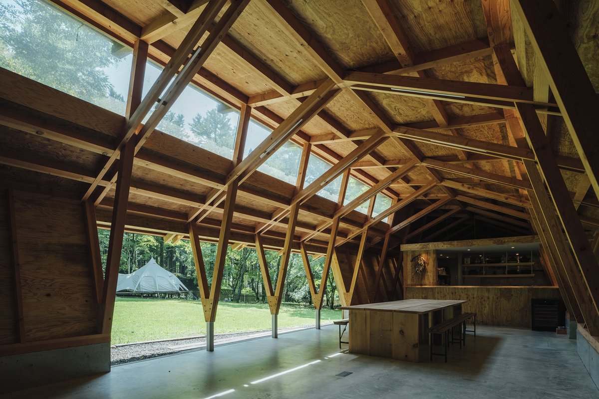 illustrarch's tweet image. Three Roofs Timber Hall by OOTT

#illustrarch #timber #pavilion