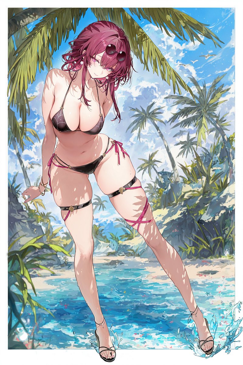 カフカさん／Kafka 👙
#HonkaiStarRail 

SFW illustration.