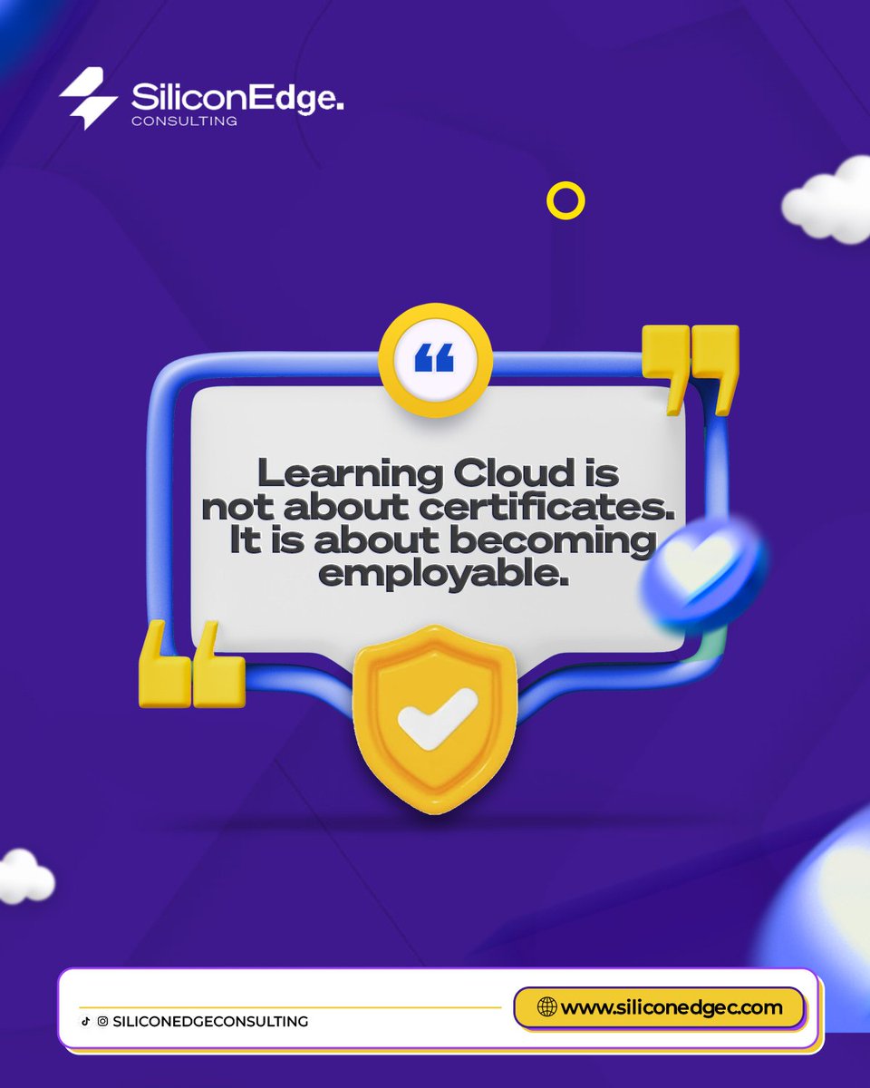 SiliconEdgeCon's tweet photo. 💻 Learning Cloud isn’t about certificates. It’s about becoming employable.

Start today: https://t.co/jNYIPpNM18
💬 Join the community: https://t.co/rseeDxy5sS

#CloudEngineering #TechSkills #JobReady #Upskill #SiliconEdge https://t.co/yuAtRT59R2
