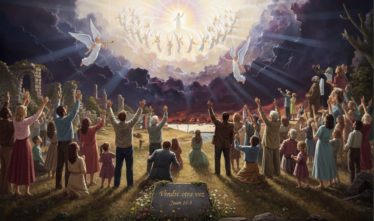 "And if I go and prepare a place for you, I will come again, and receive you unto myself; that where I am, there ye may be also". John 14:3.
"Y si me fuere y os preparare lugar, vendré otra vez, y os tomaré a mí mismo, para que donde yo estoy, vosotros también estéis". Juan 14:3.