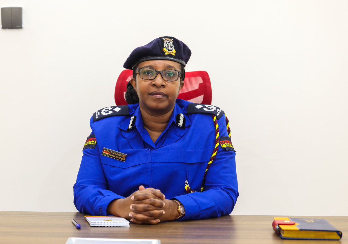 PoliceKE's tweet photo. This #WCW we salute Commissioner of Police Evelyn Mbugua, OGW, the dedicated Head of our Counselling and Psychosocial Support Directorate #KenyaPoliceService. In a profession that often meets the "storm" head-on, Commissioner Mbugua is the anchor.
She provides a much needed calmness in moments of crisis and possesses the rare, effortless ability to de-escalate tension. Her leadership protects those who protect the nation.
With a Master of Arts in Counselling Psychology, a Master’s in Leadership and Security Management, and a Master of Science in Organisational Development, backed by a foundation in Psychology and Community Development, she has intentionally built the expertise to lead where it matters most: the human side of policing.
She shapes policy and national strategy on mental health, psycho-social support, stress and trauma management and grief counseling. She mentors and trains the next generation of Police Psychologists and Counsellors, while strengthening institutional resilience to safeguard police welfare and wellbeing.