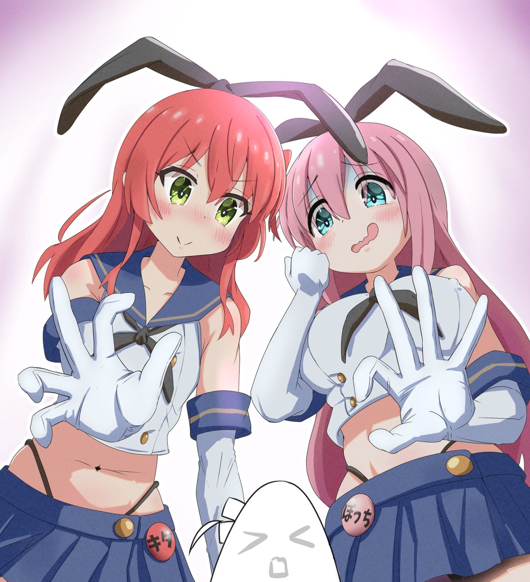 島風喜多ちゃんにつきあわされるぼっちちゃん🐰🐰🐰