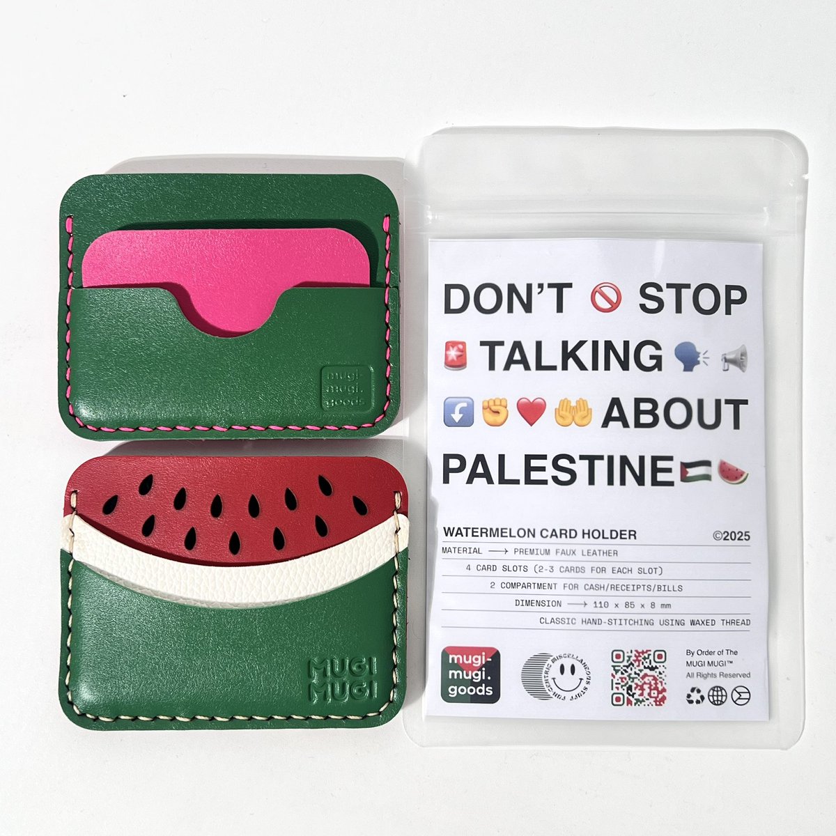 berburushopee's tweet photo. SO PROUD OF THIS LOCAL BRAND… they’re selling these card holders and donating some of the profits to Palestine🥺💗 https://t.co/QNGNZBn81R