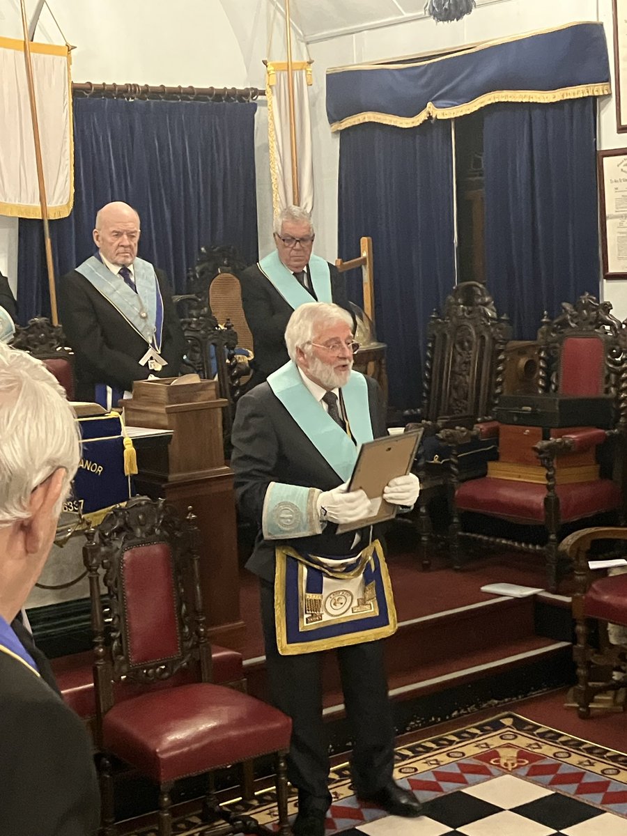 middletonm6337's tweet photo. Double celebration last night, a new initiate and a 50 year certificate. Congrats to WBro Alan on your 50 years and to Bro Nik on joining our wonderful fraternity. #Freemasons https://t.co/N7tyvsFTXZ