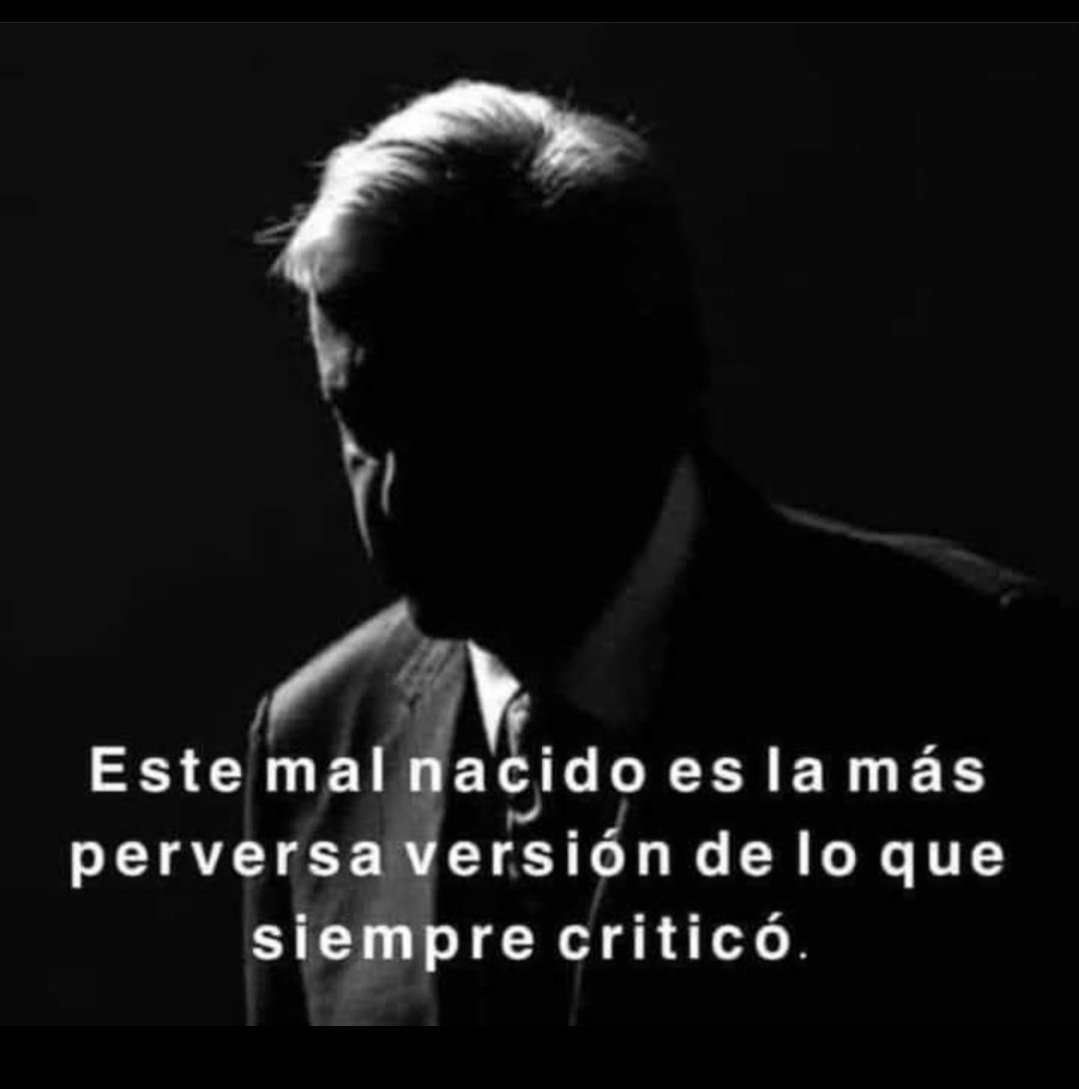 Este viejo enfermo con su odio, rencor, resentimiento, venganza destruyó a México.