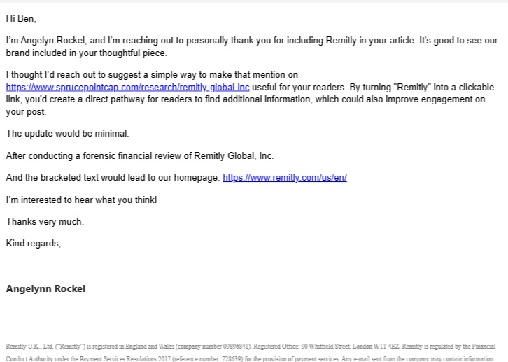 Spruce Point Capital tweet media