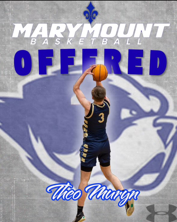 theocmuryn's tweet photo. After a great visit with @nextgreat1 and the rest of the coaching staff I’m blessed to receive an offer from Marymount University 

#GoSaints https://t.co/FeKQXZzzZP