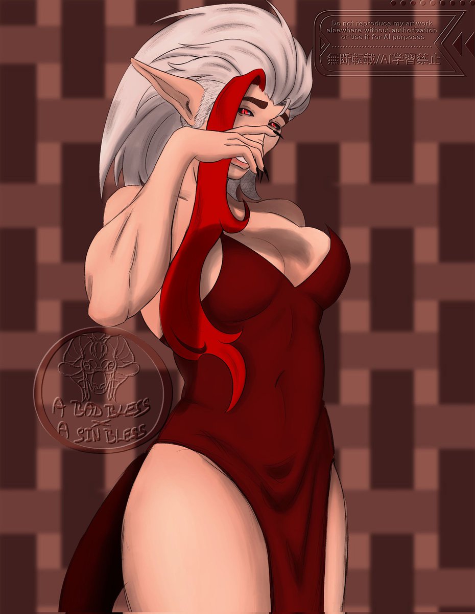 Crafir_'s tweet photo. A nice picture of a beautiful woman in a pretty dress ✌️😋
(I hope I didn't forget anything lol) 
Enjoy @dandoartx
#dandofart #digitalart https://t.co/5A4ApA9n7V