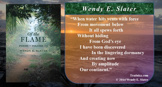 🌟 🌟 🌟 🌟 🌟   #bookreview:
“Slater writes w/ the energy of a tidal wave,
She shoots from the heart,
&amp;amp; she shoots from the hip.
A most wonderful read!”

Get your 📕  here:books2read.com/OftheFlame

#poetry excerpt 
#healing #readers #poet #awakening #inspiration #forgiveness