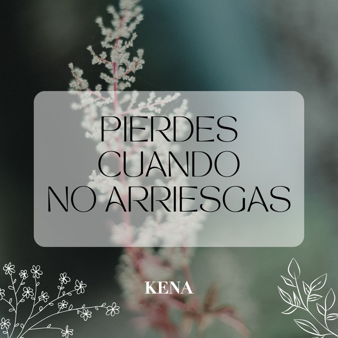 #KenaRevista| Pierdes cuando no arriesgas.
El miedo no construye resultados, la acción sí. 🚀✨

#Atrévete #SinMiedo #AcciónMasiva #MentalidadValiente #VePorMás