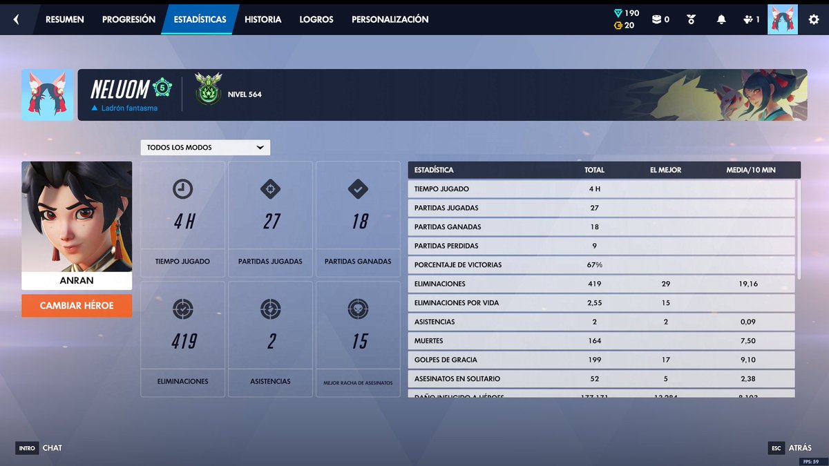 Neluom9's tweet photo. Lo mucho que me esta gustando Anran no tiene sentido #Overwatch https://t.co/o4YblX7bwk