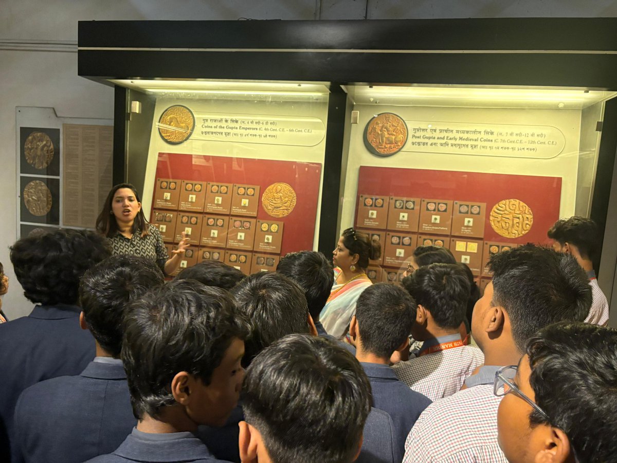 IndianMuseumKol's tweet photo. On February 11, 2026, students from Path Mandir school stepped into the timeless corridors of the Indian Museum, Kolkata for an enriching educational visit.
#IndianMuseum #PathMandir #EducationalVisit #LearningOutsideClassroom #HeritageEducation #MuseumExperience #YoungLearners https://t.co/aBjNetGeDi