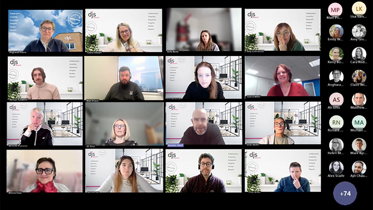 DJSResearch's tweet photo. Last week’s highlights – a snapshot from our en masse get-together online &amp; a lovely off-site meeting for some of our remote Partners 🫶 . Here’s to building ever stronger connections  in 2026 🤝 – our social committee's already got some dates in, so we’re off to a good start.😉 https://t.co/60XMWg2M4F