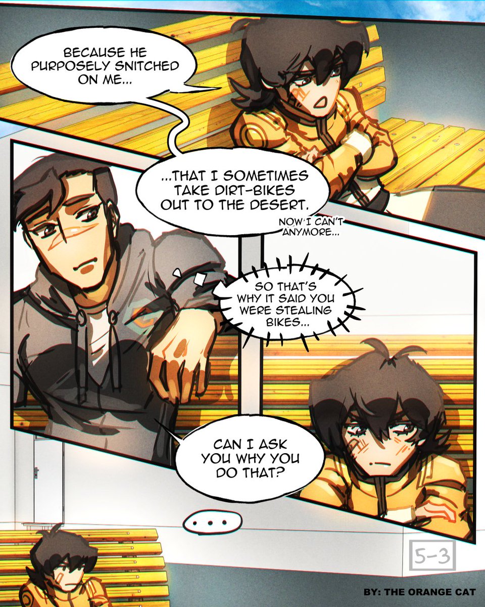 The_Orange_Cat_'s tweet photo. VOLTRON: RED Chapter 5 part 1/3 
#voltronred
- - - 
#voltron #voltronkeith #voltronlegendarydefender #comic https://t.co/Tyi6AkLSWv