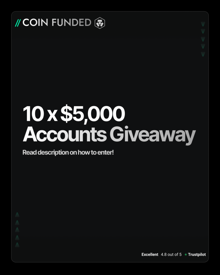 fxgamershub's tweet photo. 🎁10 x $5K ACCOUNTS GIVEAWAY🎁

How To Enter:

🔹Follow @coinfundedprop, @fxgamerhub 
🔹Like &amp; RT &amp; Tag 3 friends 
🔹Follow on IG https://t.co/vTm0A6Zd0K
🔹Register dashboard https://t.co/1qsvnVjWUf
🔹Join Discord https://t.co/iJRaB8FP5L

Winners in 72 hours🏆 https://t.co/3vHlRkteH4