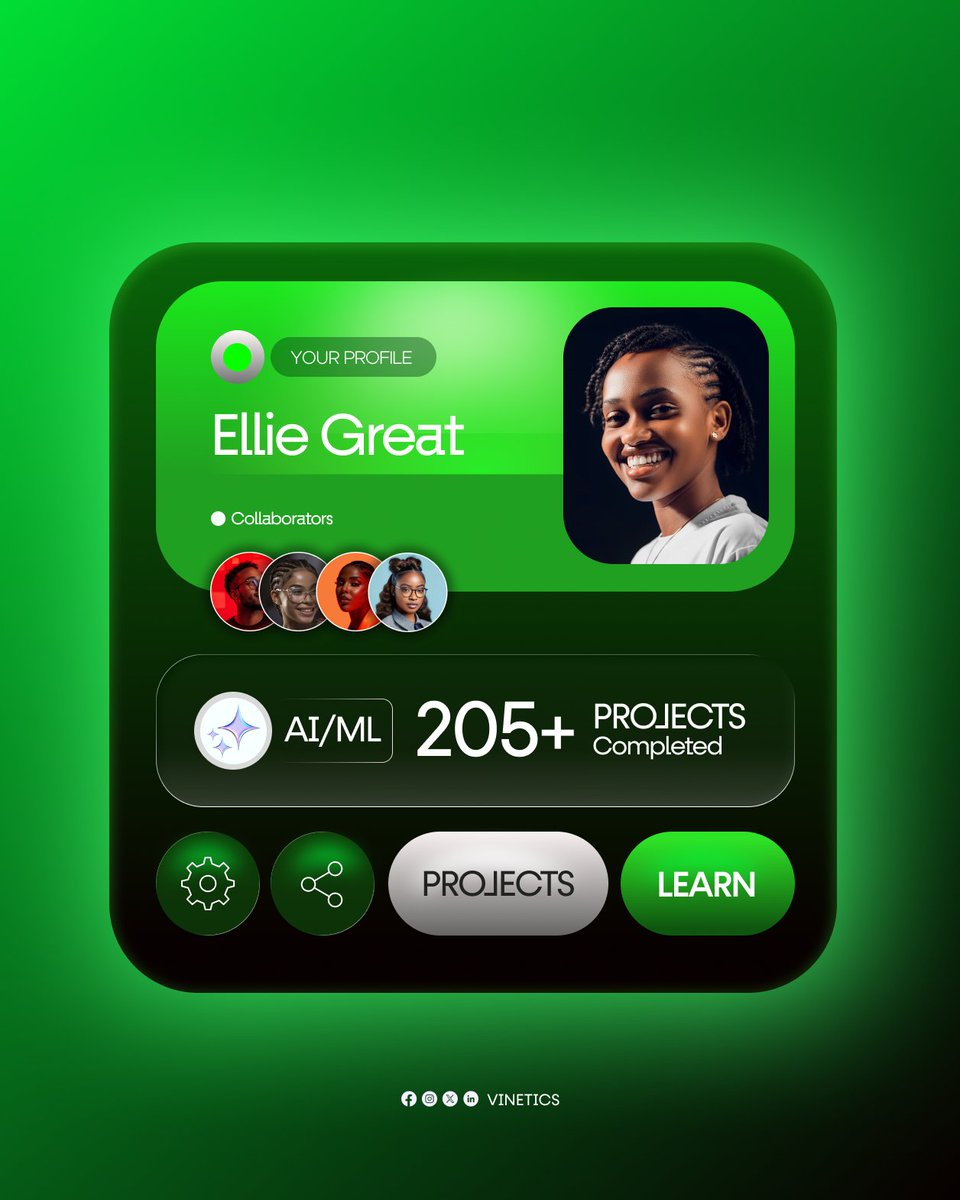 vinetics_'s tweet image. PROFILE CARD UI DESIGN....

#productdesign #uiux #ui #ux #uidesign