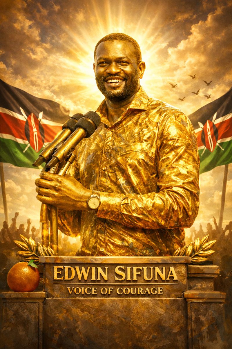 What makes people rally around ODM SG Edwin Sifuna isn’t sympathy.

It’s recognition.

He said out loud what many feared to say.
He stood firm when silence was rewarded.

And moments like this have a way of revealing who values courage, and who fears it.