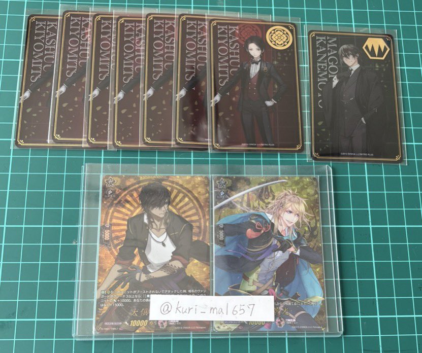 交換・譲渡】 刀剣乱舞 大本丸博 箔押し クリアカード クリカ 譲)加州7