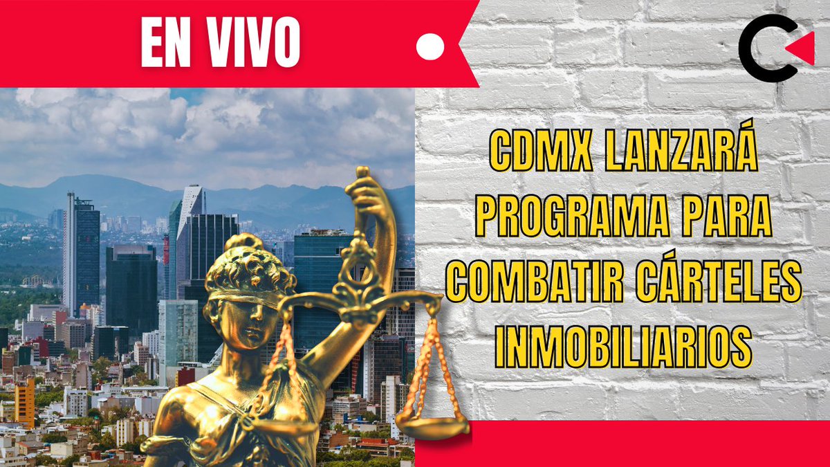 contralinea's tweet photo. CONTRALÍNEA EN VIVO | A través de, #Facebook y #YouTube con Aníbal García (@Anibal_garcia89) y Darylh Rodríguez (@darylh_contra)

Nuestro tema de hoy: #CDMX lanzará #programa para combatir #cárteles #inmobiliarios

- Entrevistaremos a la doctora Ornela de Gasperin Quintero, sobre el #legado insalubre del #genocidio en #Gaza

- Tendremos el reporte desde #Europa con nuestro compañero y corresponsal Héctor Badillo (@Hector_Badillo)

- Y presentaremos la #información más #relevante de las últimas 24 horas y de la conferencia de prensa encabezada el día de hoy por la titular del Poder Ejecutivo federal

👇👇👇
https://t.co/lOBg4yd8sH