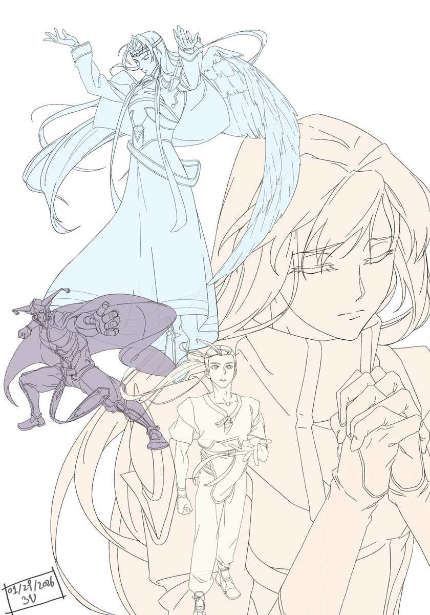 VVhaleVoice's tweet photo. #Xenogears #Xenogears_28th_Anniversary 
20260129 https://t.co/wVWUVT6a7R
