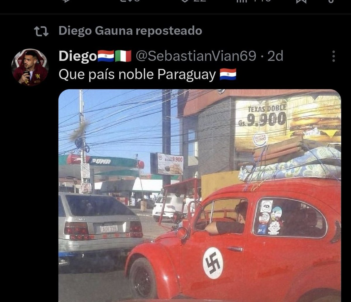 galjarjessi's tweet photo. Gente, se está yendo de las manos este tema de los nazis de Capiatá https://t.co/HIfEvbwO2S