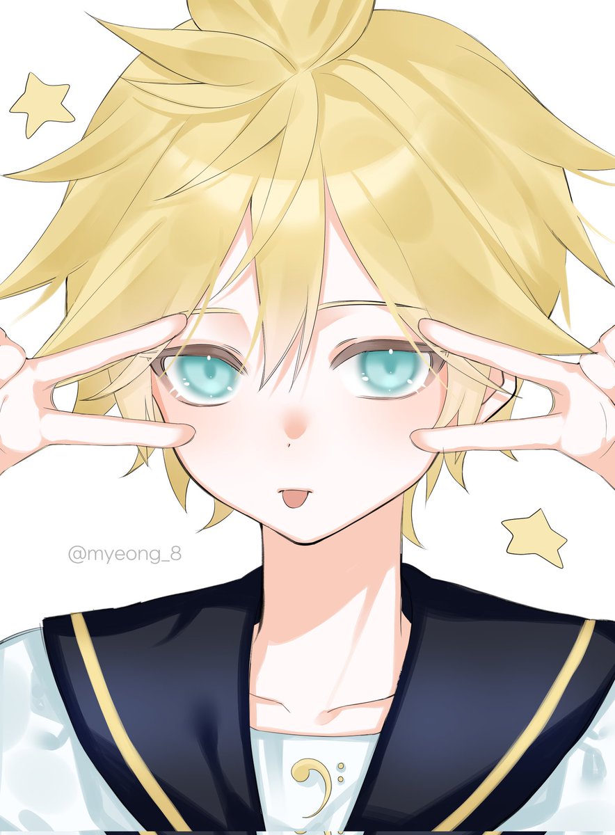 #鏡音レン
「べー。」