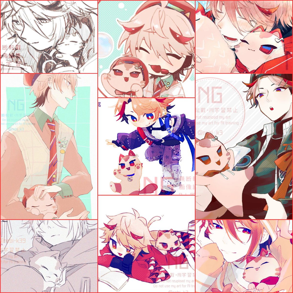過去に描いたあかいことsrさんまとめ 