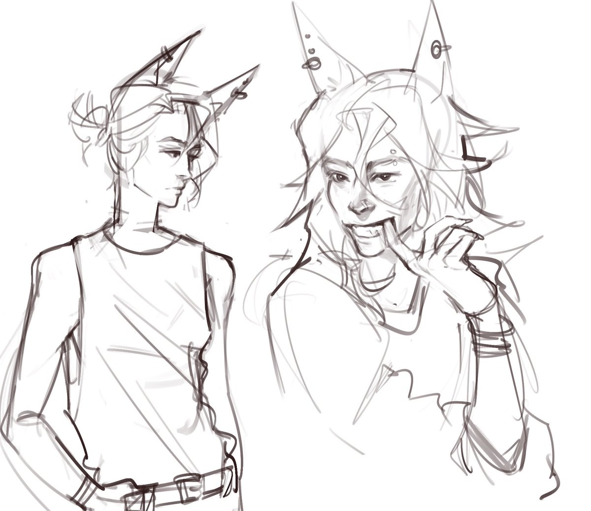 daku_dam's tweet photo. My oc art and some sketches 
#digitalart #art #noai #ocart #ArtistOnTwitter https://t.co/U1tAJFWJKD