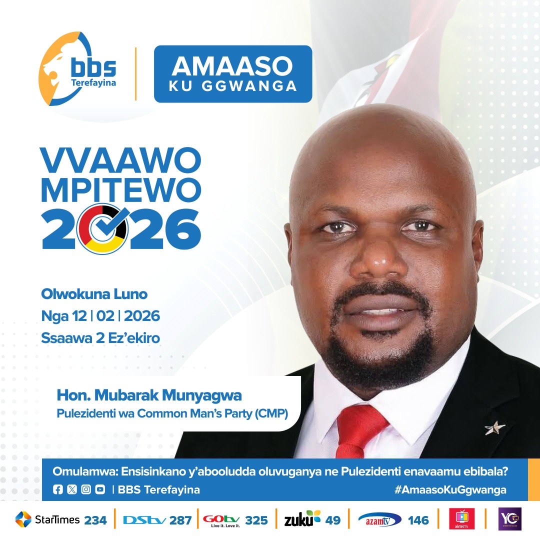 StevenBusuulwa's tweet photo. #VvaawoMpitewo2026: This Thursday 12th February 2026 on @bbstvug at 8pm with @rwomchechen @NamayanjaFound @YNsibambi @MubarakMunyagwa. SDB https://t.co/uDnXKYZLdw