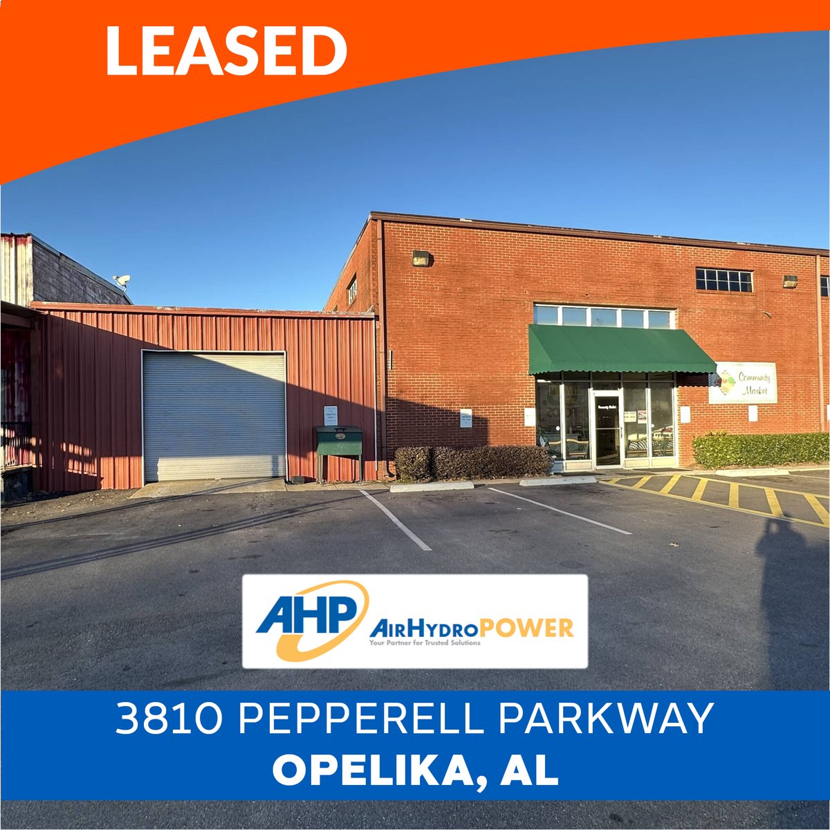 TRIOcpg's tweet photo. TRIO Commercial Property Group represented Air Hydro Power in their newest location at 3810 Pepperell Pkwy, Opelika, AL โ our third deal together after WV and Louisville. Growing locally, regionally, and nationally.
#TRIOCPG #TenantRep #AirHydroPower #IndustrialRealEstate #CRE https://t.co/2XkLieDZuI