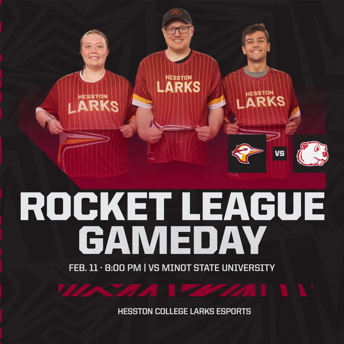 GoLarks's tweet image. The Lark Rocket League team will face Minot State University tonight at 8:00 PM! The JV Rocket League squad will play before at 7 PM.

Stream the match live at twitch.tv/larksesports