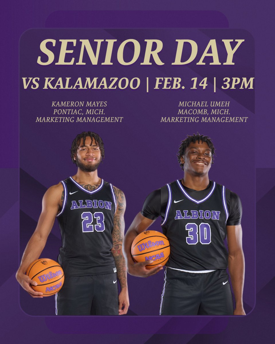 Albion College Men's Basketball tweet media