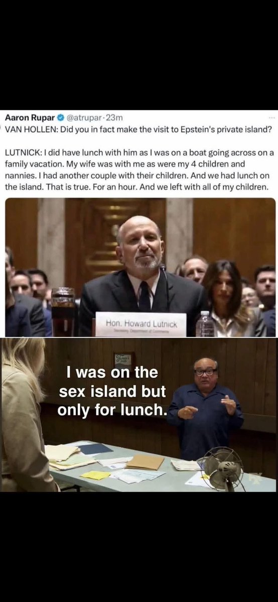 He brought his kids to pedo island.

Assume (improbably) he was the only person not preying on children on that island.  It is disqualifying to hold office — if you can’t protect your own kids, how can you protect the American people? <a href="/RepThomasMassie/">Thomas Massie</a>