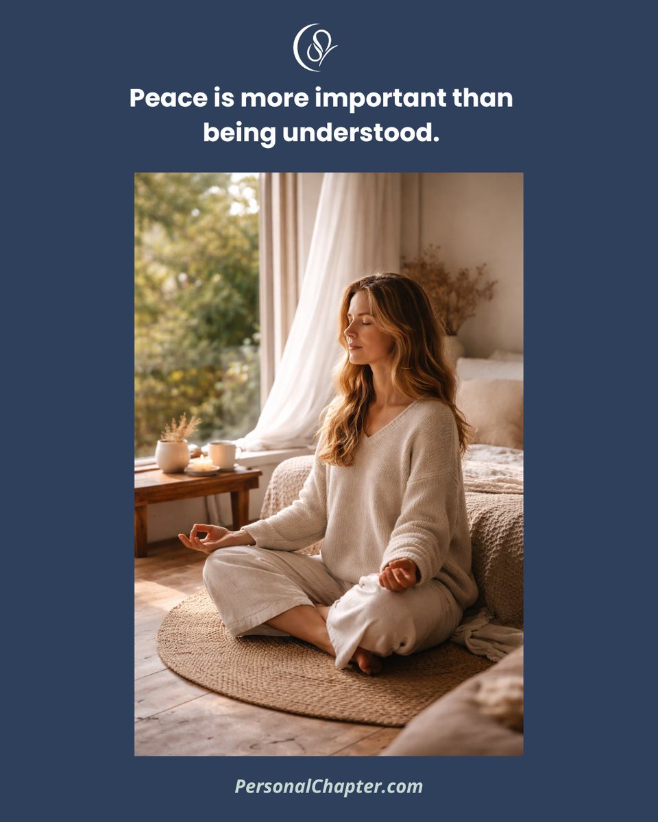 gerlock_lea's tweet photo. Peace is more important than being understood.

You don’t owe anyone constant explanations.
You owe yourself calm, safety, and rest.

📅 Book a virtual consult:
https://t.co/Ck1jLxfVMp

#ChoosePeace #HealingJourney #MentalWellness https://t.co/c1Bd9UzDV9