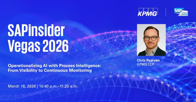 Struggling with visibility in your customer-to-cash process? This session at #SAPinsider explores how Cardinal Health moved from insight to action, using process intelligence to build a continuous controls monitoring framework for real-time oversight. bit.ly/401w0Ir