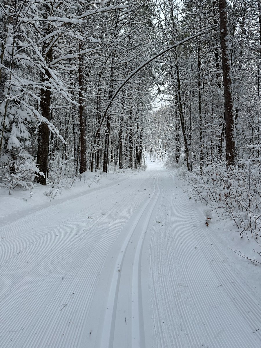 CNNF002's tweet photo. Get outside this winter ❄️
Anvil Trail on the Chequamegon-Nicolet National Forest averages ~1,650 visitors each season—and it’s easy to see why.

Snowshoe, ski, or hike… then warm up at the Anvil Trail warming shack, a great place for a mid-day meal.

https://t.co/sDQgYP2FaS https://t.co/Piid9KOML5