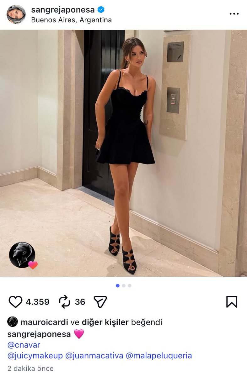 deppardi's tweet photo. Malas noticias para la mentirosa de Wanda y sus defensores: Mauro le dio like a la publicación de La China en SOLO 2 MINUTOS. Empiecen a inventar otra especulación porque esto no les funciona, él está locamente enamorado de ella 💅😌 https://t.co/JT6kAZCatz
