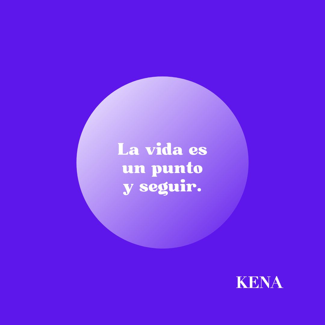 #KenaRevista| La vida es un punto y seguir.
Cae, aprende… y continúa. 🔥✨

#PuntoYSeguir #Resiliencia #SigueAdelante #AprenderYCrecer #NuncaTeDetengas