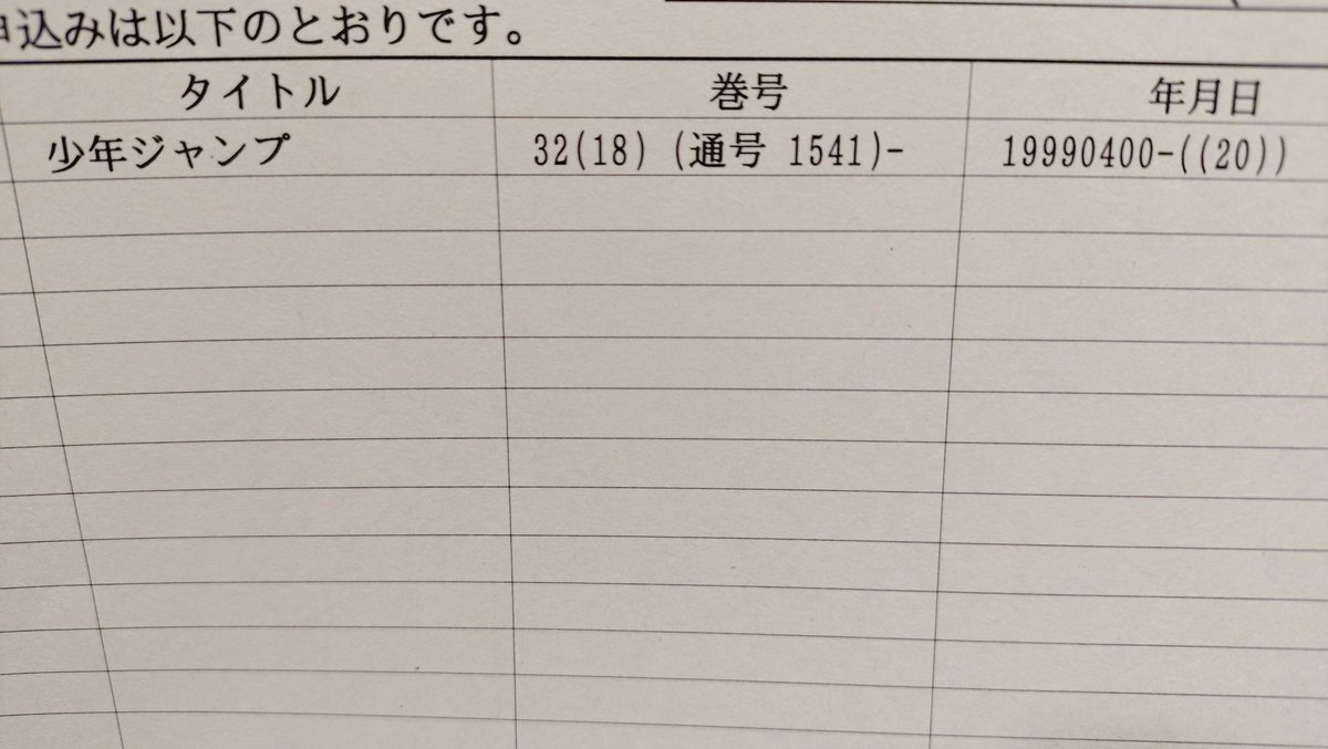 池本幹雄先生のCOSMOS、読みたい方がいるみたいなので書いとく。週刊少年ジャンプ1997年30号(7月7日号)の309~353ページ、1999年32号の278~325ページに掲載されてます。国立国会図書館に保存されてて、地方の人でも今も多分使えると思うけど、複写サービス申し込めば郵送で届きます。