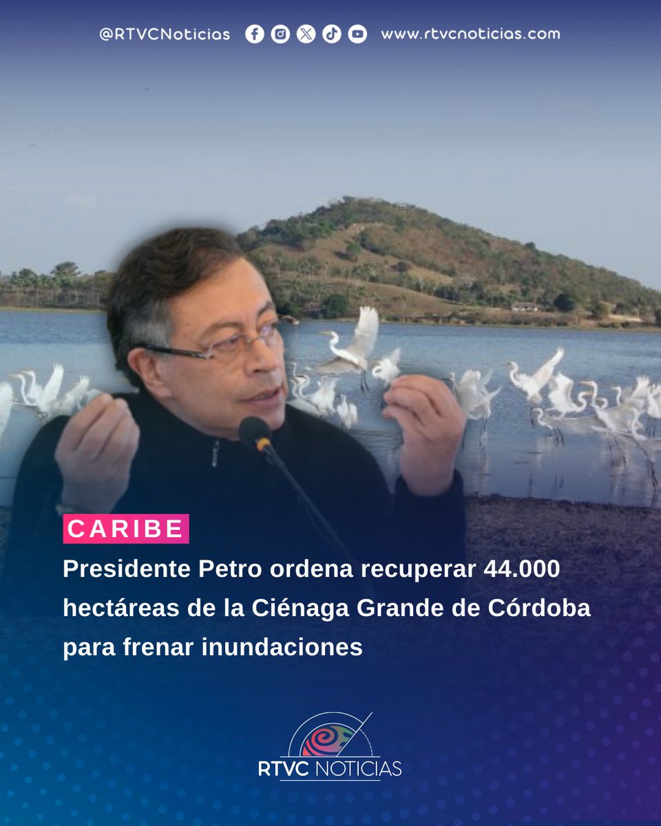 🇨🇴#Caribe | El presidente <a href="/petrogustavo/">Gustavo Petro</a> anunció este miércoles una intervención de gran envergadura en el departamento de Córdoba para enfrentar la crisis por inundaciones que mantiene en emergencia a la región. La medida, que involucra directamente al <a href="/COL_EJERCITO/">Ejército Nacional de Colombia</a>, busca