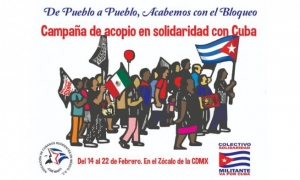 El Colectivo de Solidaridad Militante Va por Cuba y la  Asociación de Cubanos Residentes en México impulsan hoy una campaña para acopiar alimentos y medicinas con destino a la isla, en medio del recrudecimiento del bloqueo estadounidense.
<a href="/PaulinoPrezVie1/">Paulino Pérez Viera</a>
<a href="/Emp_Avilmat/">Empresa Materiales de Construcción Ciego de Ávila</a>
#Avilmat