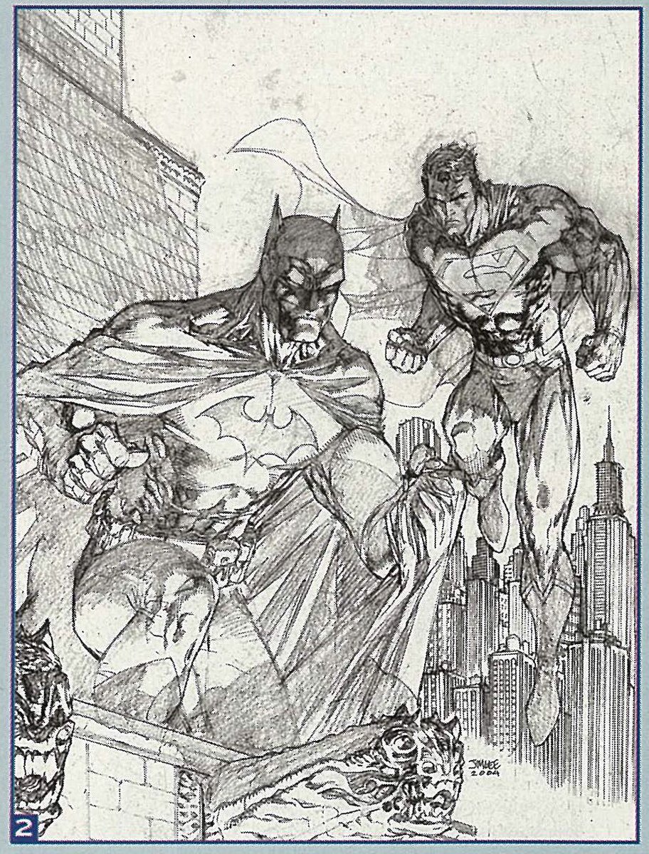 Batman &amp; Superman penciled by Jim Lee and painted by Alex Ross