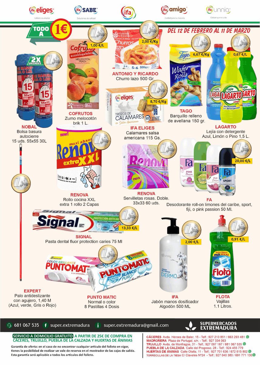 ExtreSuper's tweet photo. Ahorra en #SUPERMERCADOSEXTREMADURA https://t.co/d4jzeJtXDw