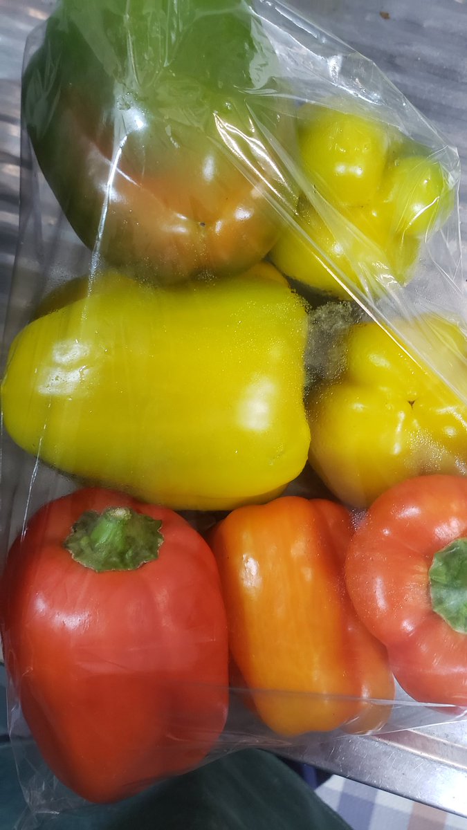 立派なパプリカもらった ありがとうございます 立派すぎて偽物かと思う