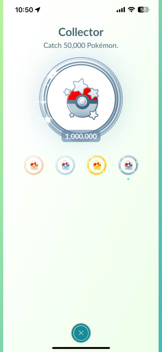 I’m now in the 1 million catch club! #PokemonGo